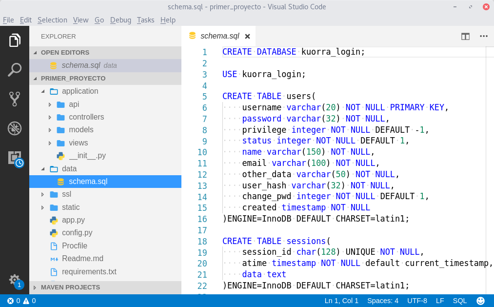 Imagen 8: Archivo schema.sql