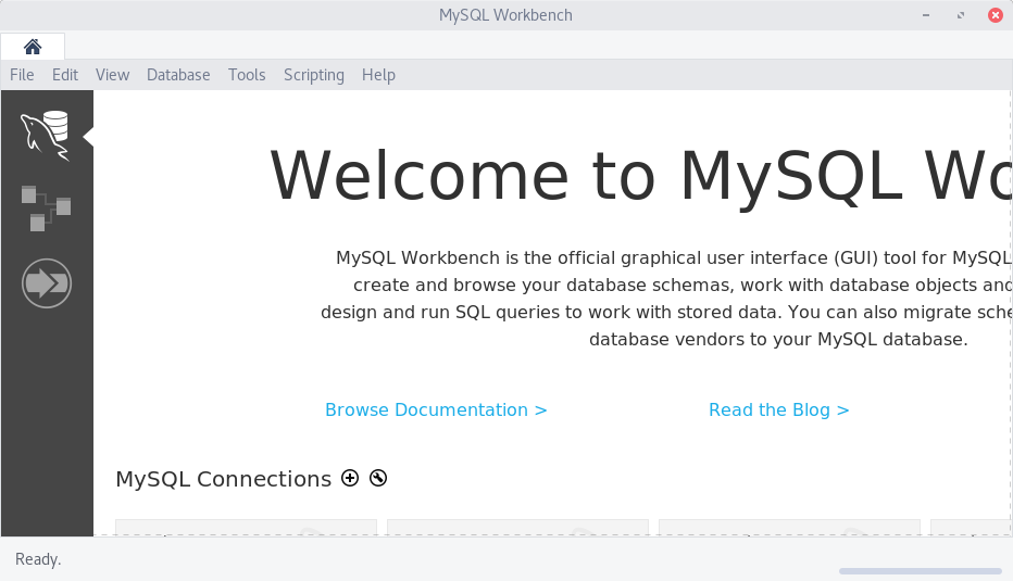 Imagen 9: MySQL Workbench.